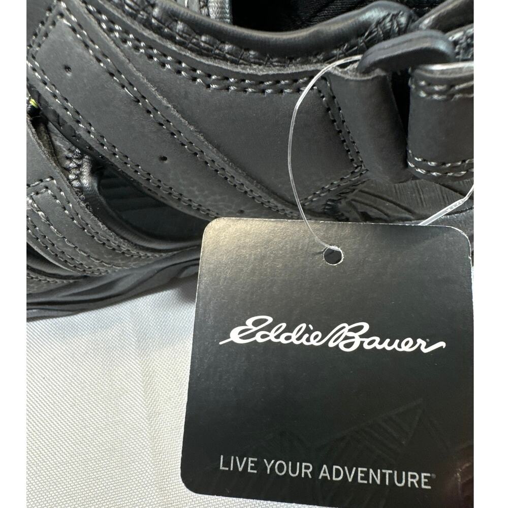 Eddie Bauer Grand Gray Black Hiking Sandals boys sz 4 - Picture 7 of 7